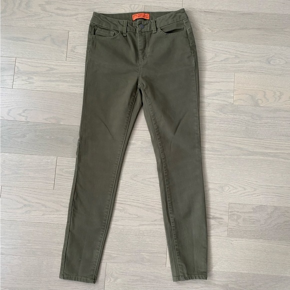 Khaki Olive Green Jeans | Wax Jean - Picture 3 of 11